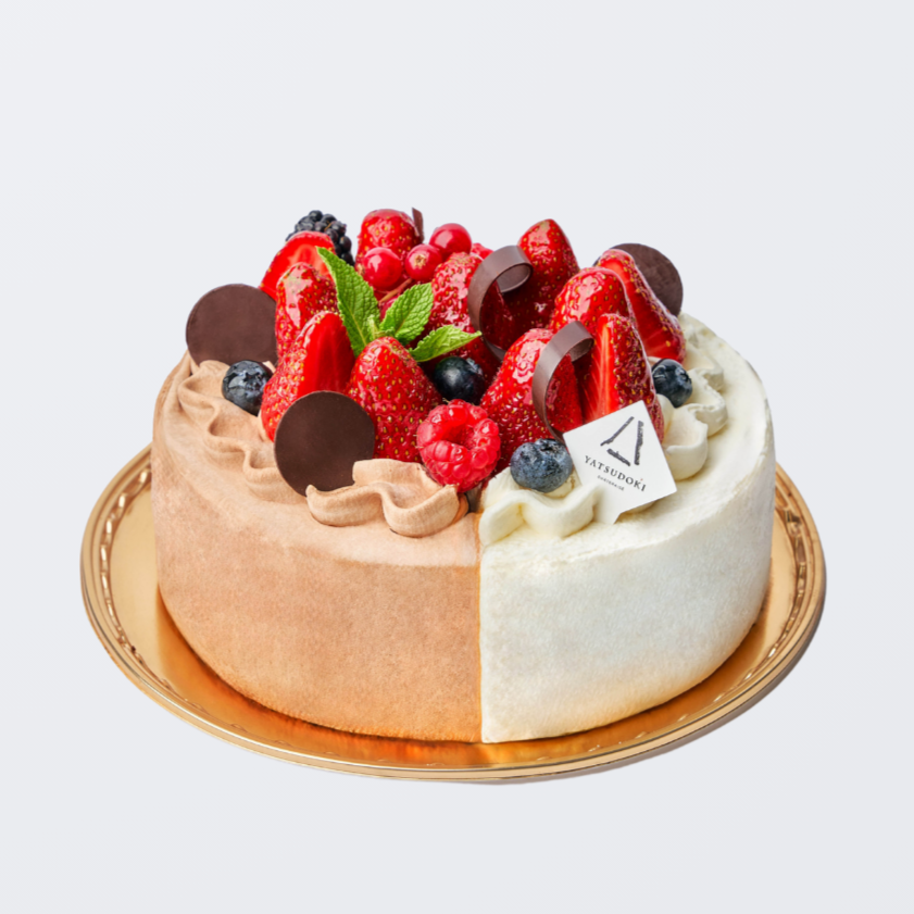 Half Half Whole Cake 18cm - Main Image