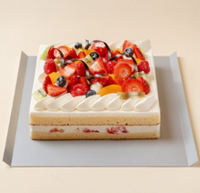 Load image into Gallery viewer, Mix Fruits Square Cake Whole 20x22cm

