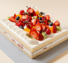 Load image into Gallery viewer, Mix Fruits Square Cake Whole 20x22cm
